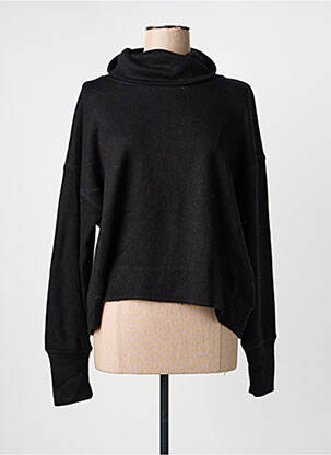 Pull coupe droite manches longues noir GERSHON BRAM femme