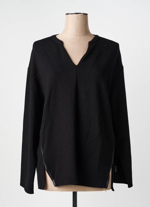 Top col v manches longues noir SPORTALM femme