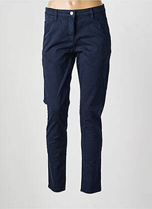 Pantalon slim poches bleu DELAHAYE femme