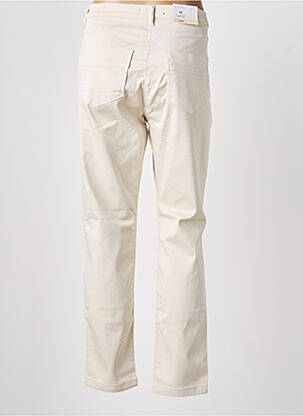 Pantalon droit fermeture zippée sous rabat boutonné beige BETTY BARCLAY femme