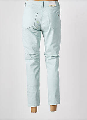 Pantalon 7/8 fermeture zippée sous rabat boutonné bleu clair BETTY BARCLAY femme