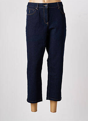 Pantacourt coupe droite bleu SANDWICH femme