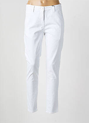Pantalon slim poches blanc DELAHAYE femme
