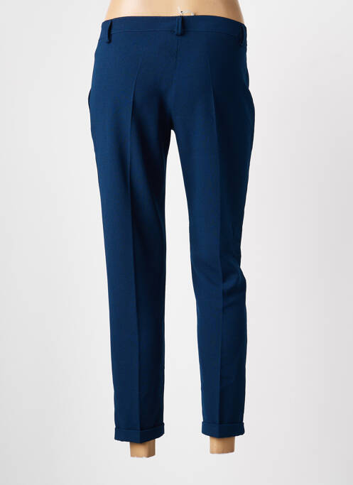 Pantalon 7/8 stretch taille normale bleu PAKO LITTO femme