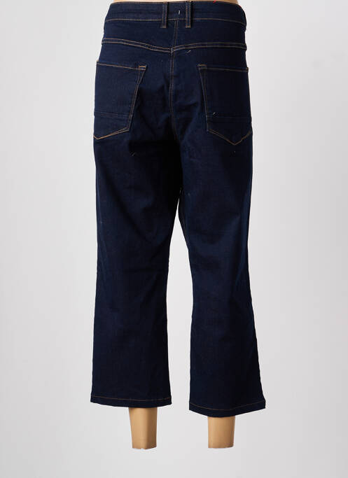 Pantacourt coupe droite bleu SANDWICH femme