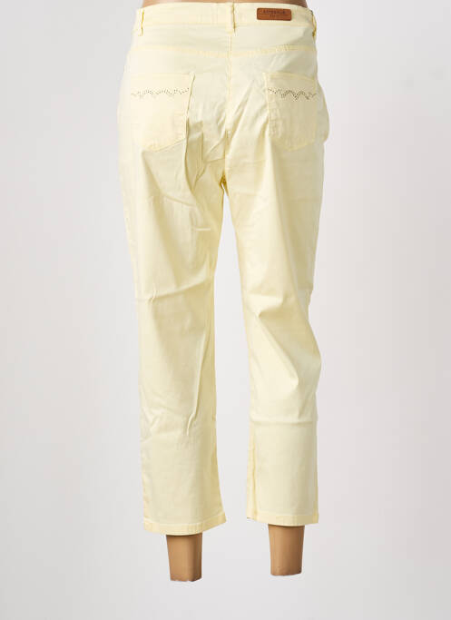 Pantacourt poches jaune ANTONELLE femme