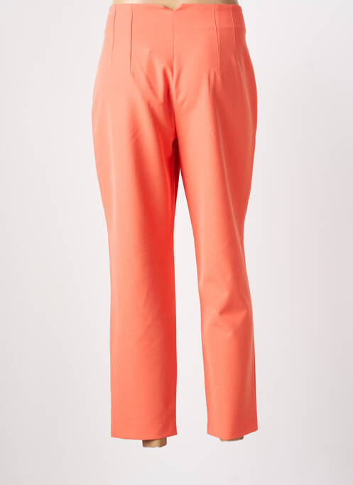 Pantalon 7/8 fermeture zippée sous rabat avec crochet orange GARCIA femme