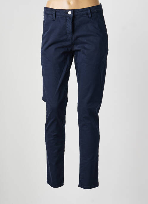 Pantalon slim poches bleu DELAHAYE femme