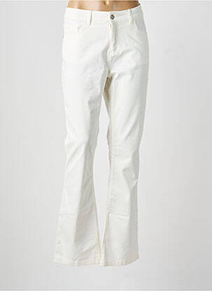 Jeans bootcut taille normale taille normale beige SIGNE NATURE femme
