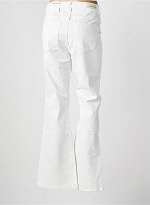 Jean coupe flare stretch taille normale blanc GARCIA femme