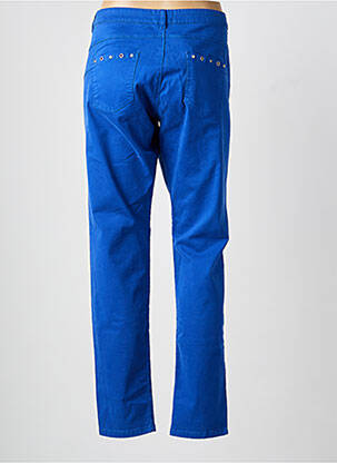 Pantalon slim stretch taille normale bleu ONE STEP homme