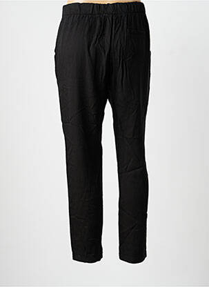 Pantalon slim taille élastique taille haute noir LA FEE MARABOUTEE femme