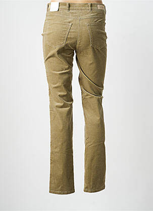 Pantalon slim stretch taille normale vert TONI femme