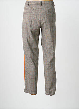 Pantalon 7/8 taille à pinces taille normale orange SIGNE NATURE femme