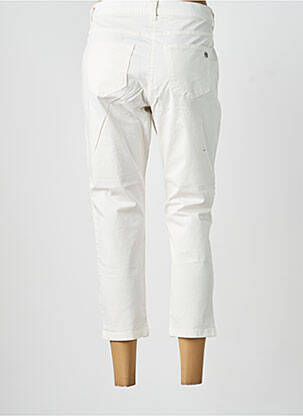 Pantalon 7/8 tissage popeline taille normale beige BETTY BARCLAY femme