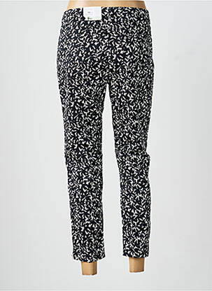 Pantalon 7/8 tissage popeline noir BETTY BARCLAY femme