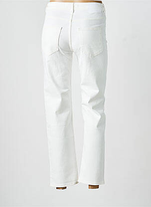 Jeans coupe slim stretch taille normale blanc LA FEE MARABOUTEE femme
