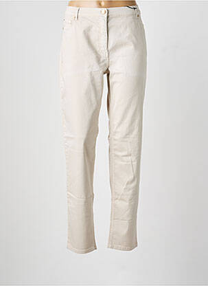 Jeans coupe slim stretch taille normale beige BETTY BARCLAY femme