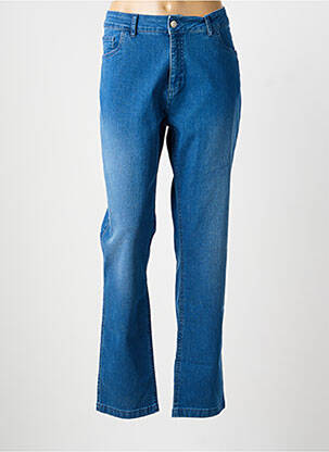 Jeans coupe slim stretch taille normale bleu SIGNATURE femme