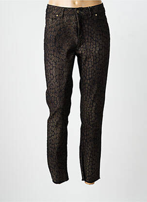 Jeans coupe slim stretch taille normale noir SIGNE NATURE femme