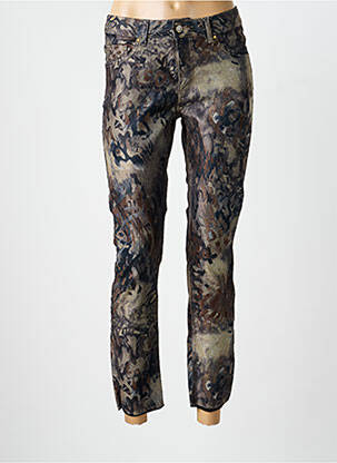 Jeans coupe slim stretch taille normale noir SIGNE NATURE femme