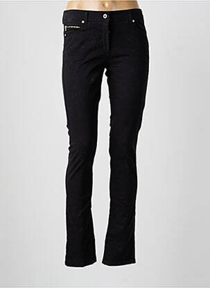 Jeans coupe slim stretch taille normale noir VOODOO femme