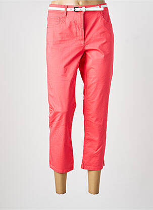 Pantacourt tissage popeline taille normale rose BETTY BARCLAY femme