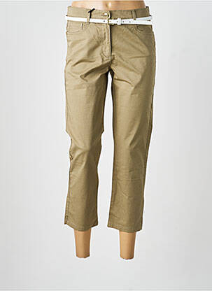 Pantacourt stretch taille normale vert BETTY BARCLAY femme