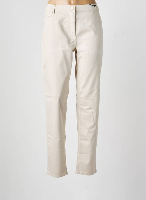 Jeans coupe slim stretch taille normale beige BETTY BARCLAY femme