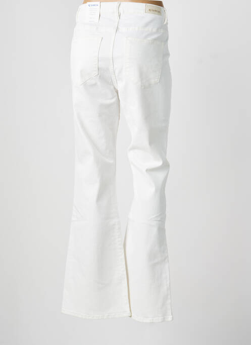 Jean coupe flare stretch taille normale blanc GARCIA femme