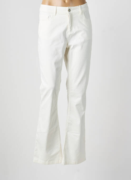 Jeans bootcut taille normale taille normale beige SIGNE NATURE femme