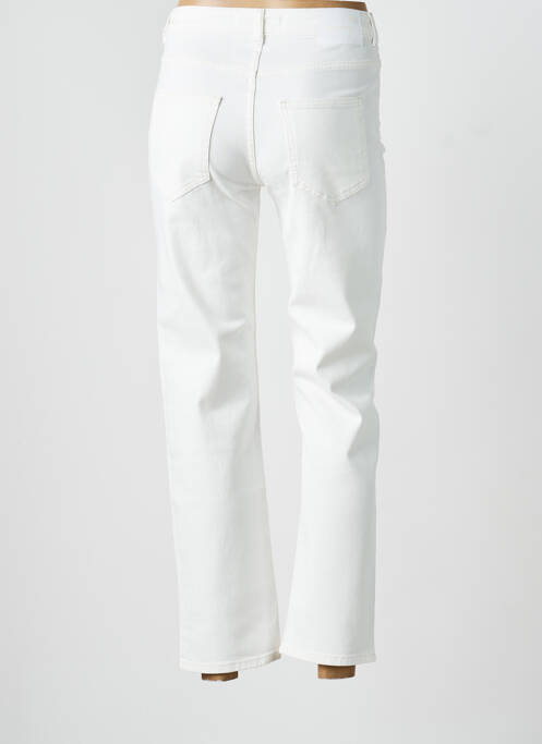 Jeans coupe slim stretch taille normale blanc LA FEE MARABOUTEE femme