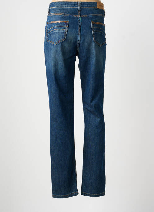 Jeans coupe slim stretch taille normale bleu VOODOO femme