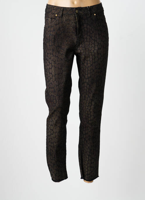 Jeans coupe slim stretch taille normale noir SIGNE NATURE femme