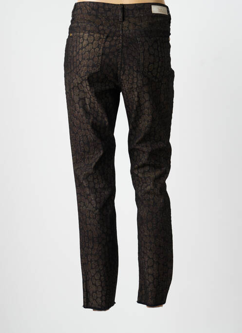 Jeans coupe slim stretch taille normale noir SIGNE NATURE femme