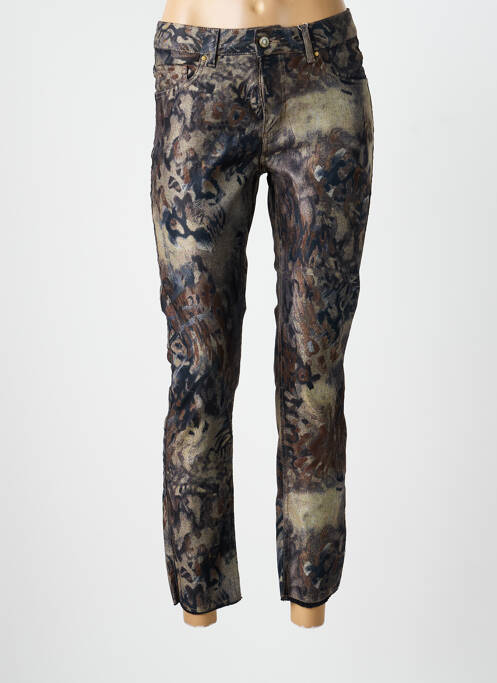 Jeans coupe slim stretch taille normale noir SIGNE NATURE femme