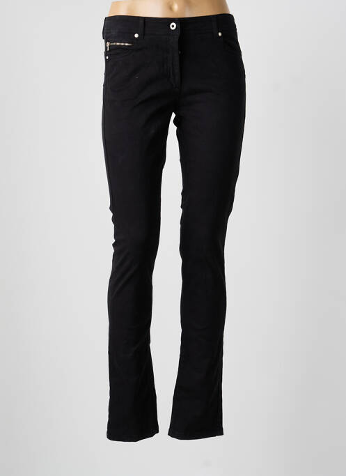 Jeans coupe slim stretch taille normale noir VOODOO femme