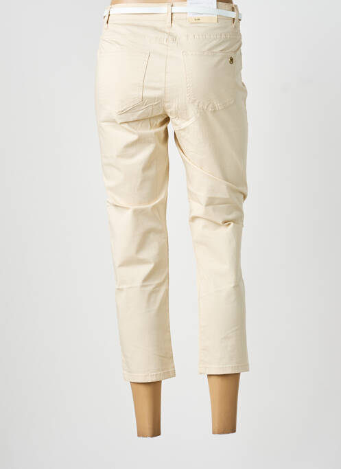 Pantacourt tissage popeline taille normale beige BETTY BARCLAY femme