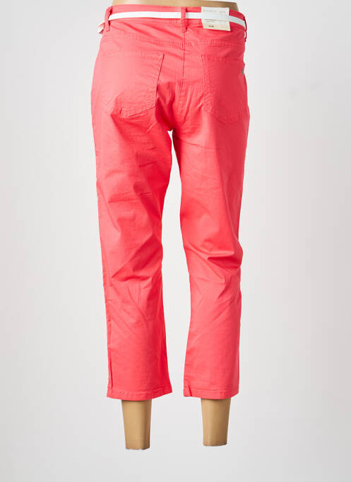 Pantacourt tissage popeline taille normale rose BETTY BARCLAY femme