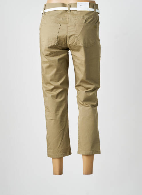 Pantacourt stretch taille normale vert BETTY BARCLAY femme