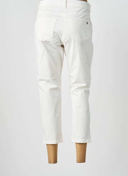 Pantalon 7/8 tissage popeline taille normale beige BETTY BARCLAY femme