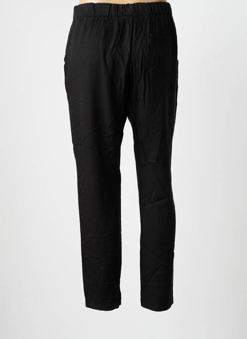 Pantalon slim taille élastique taille haute noir LA FEE MARABOUTEE femme