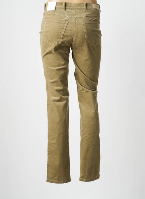 Pantalon slim stretch taille normale vert TONI femme