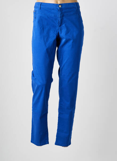 Pantalon slim stretch taille normale bleu ONE STEP homme