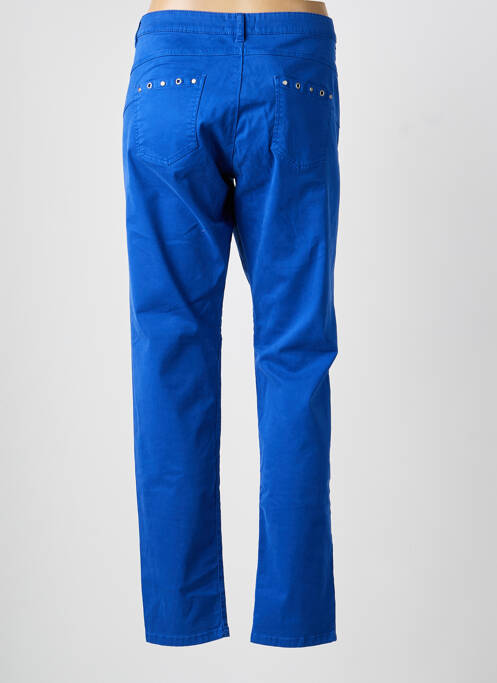 Pantalon slim stretch taille normale bleu ONE STEP homme