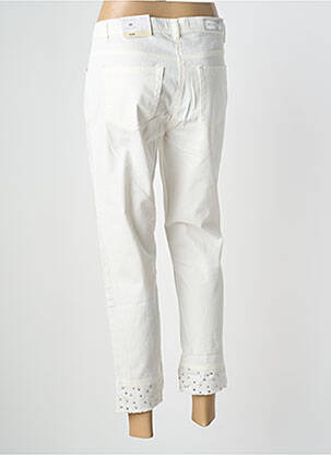 Pantalon 7/8 stretch taille normale blanc BETTY BARCLAY femme