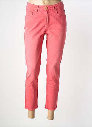 Pantalon 7/8 stretch taille normale orange SIGNE NATURE femme