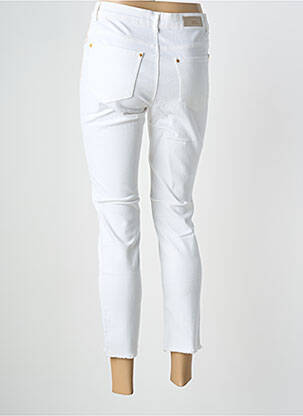 Pantalon 7/8 stretch taille normale blanc SIGNE NATURE femme