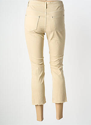 Pantacourt stretch taille normale beige SIGNE NATURE femme