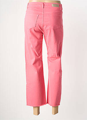 Pantalon 7/8 stretch taille normale rose SIGNE NATURE femme